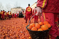 Апельсиновые бои. Италия, провинция Турин, Ивреа. Турфирма ТАЛОРА.